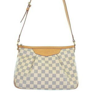 Louis Vuitton Siracusa Damier Azur Shoulder Bag White
